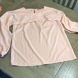 Juicy couture long sleeve flowy blouse